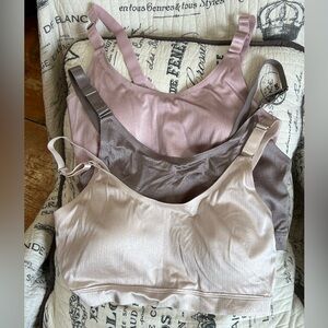 NWOT Size large, three pack of Vince Camuto bras. Super soft!